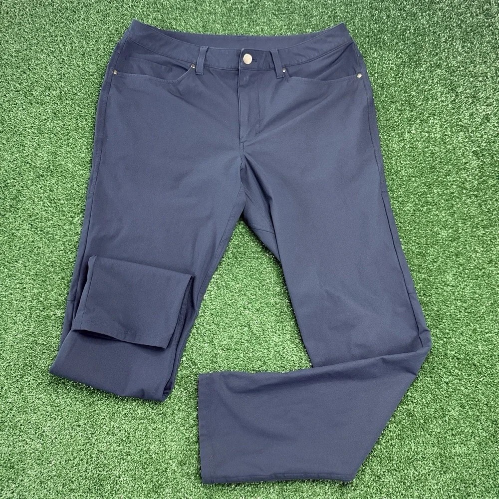 Lululemon Pants Men's Straight Comfort Stretch Chino Size 33x31 Blue